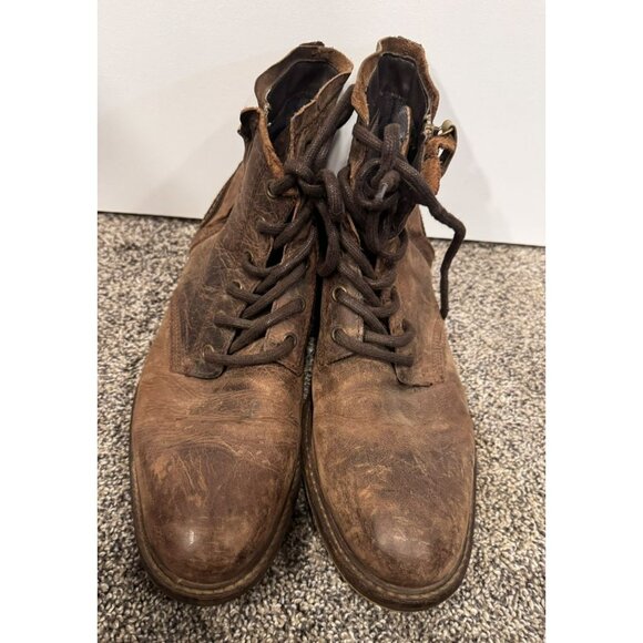 Freebird By Steven Mens Troy Brown Leather Boots Size 10 - Picture 2 of 7
